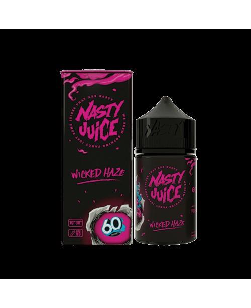 50% Off - NASTY JUICE-WICKED HAZE-Blackcurrant/Lem...