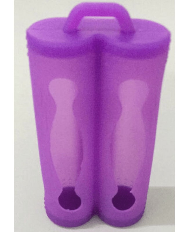 Dual 18650 Silicone Battery Case