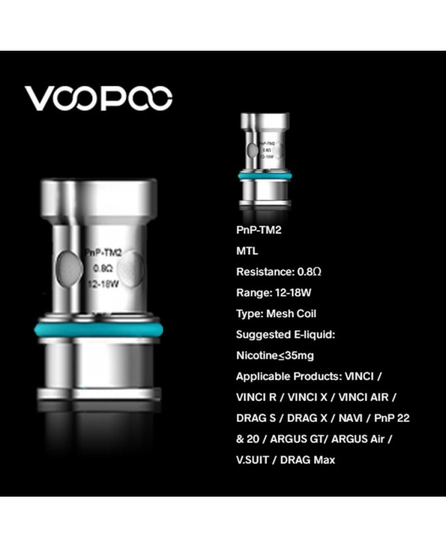 VOOPOO PnP Coils/RBA - 5pcs