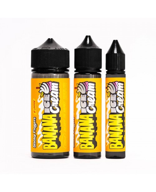 Sticky Fingers Ejuice - Banana Ice Cream