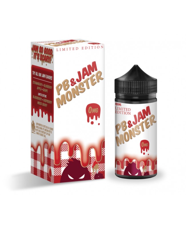 Jam Monster - Pb & Jam - Strawberry 100ml