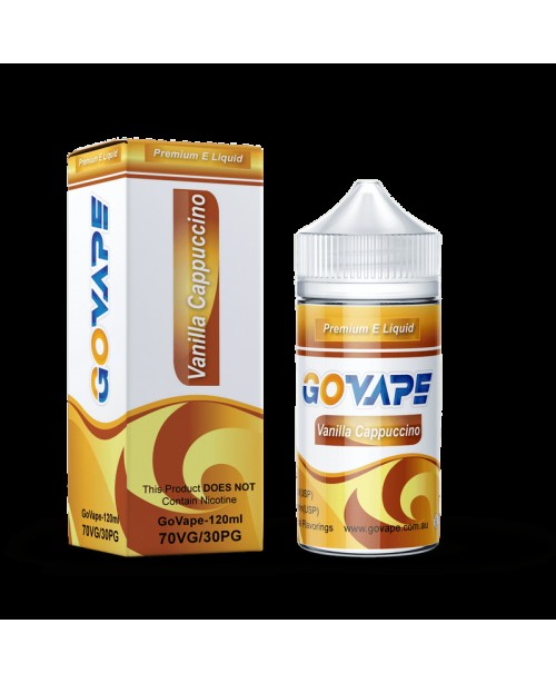 GO VAPE PREMIUM E-LIQUID - VANILLA CAPPUCCINO - 12...