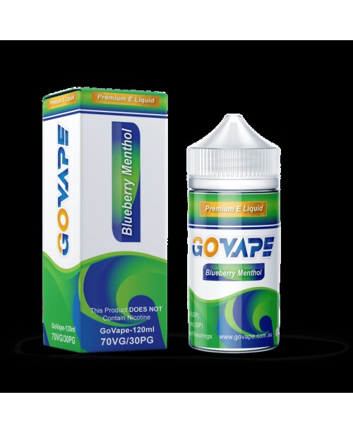 GO VAPE PREMIUM E-LIQUID - BLUEBERRY MENTHOL - 120...