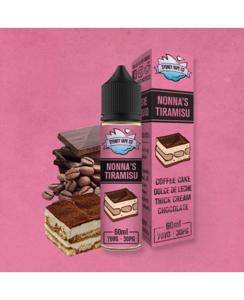 Sydney Vape Co - Nonna's Tiramisu - 50% OFF