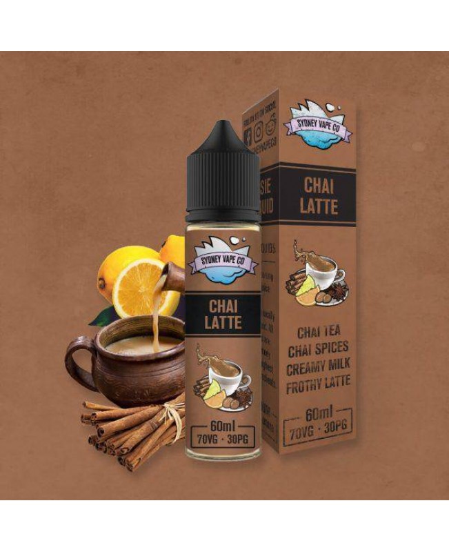 Sydney Vape Co - Chai Latte - 50% OFF