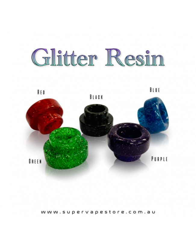 810 Drip Tips - Glitter Resin - Low-Profile