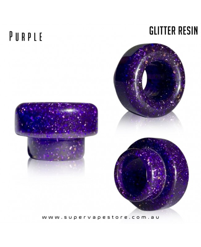 810 Drip Tips - Glitter Resin - Low-Profile