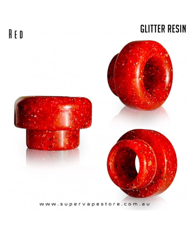 810 Drip Tips - Glitter Resin - Low-Profile