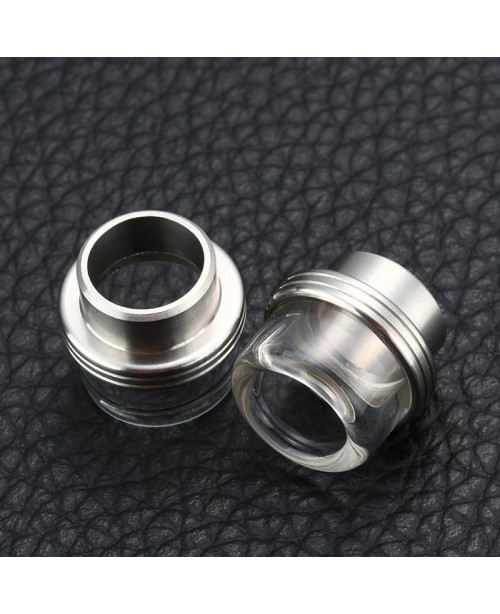 810 Drip Tip - Metal Base Clear
