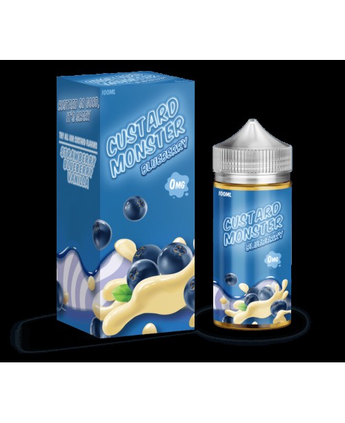 Custard Monster - Blueberry Custard - 100ml