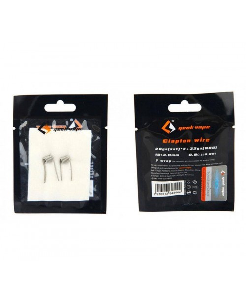 Pre built Clapton 2 coils & 1 pcs cotton